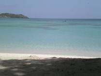 A magnífica Paradise Beach, no sul de Carriacou, ilha ao norte de Granada